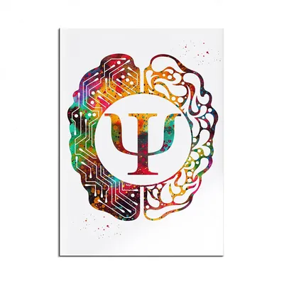 Psi Psychology Symbol" Art Print for Sale by EvasDreams | Redbubble