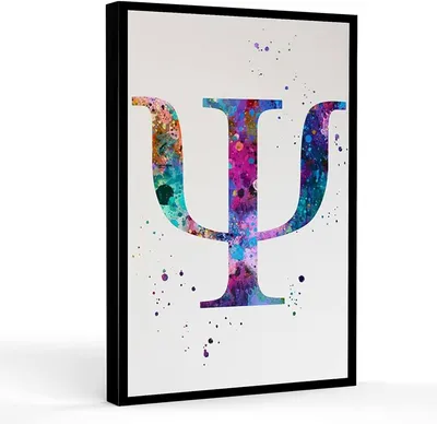 Psi Psychology Symbol" Art Print for Sale by EvasDreams | Redbubble