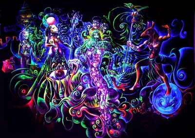 Отдохните от дел и проблем: Смотрим психоделические картинки и фотографии |  Psychedelic art, Amazing street art, Trippy painting