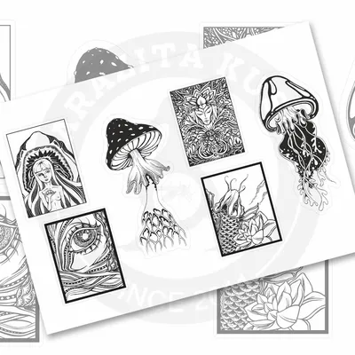 Скетчбук Блокнот, А3 50 листов для рисования эскизов с деревянной обложкой " психоделика" (Дзюндзи, хоррор, крипота, scp) - 333 | AliExpress