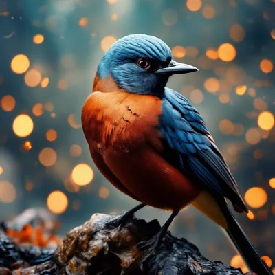 Птицы, красивые, большие, радостные, …» — создано в Шедевруме