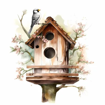 Скворечник для птиц ON TIME Домик для птиц - купить с доставкой по выгодным  ценам в интернет-магазине OZON (953054637)
