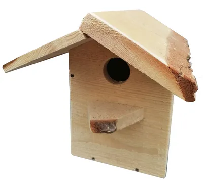 Скворечник синичник деревянный для птиц Бастион с защитой летка от хищников