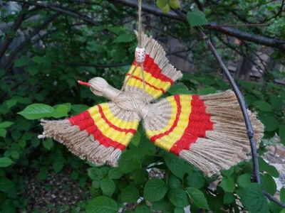 Славянский оберег "птичка-счастья" , символ света и радости. | кукольная  магия | Дзен