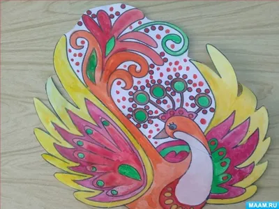 традиционный русский орнамент из хохломской птицы на белом фоне PNG ,  подарок, дизайн, Водоворот PNG картинки и пнг рисунок для бесплатной  загрузки