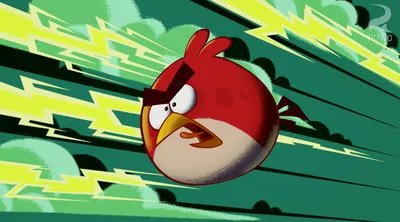 Виниловая наклейка "Жёлтая птица Angry Birds"