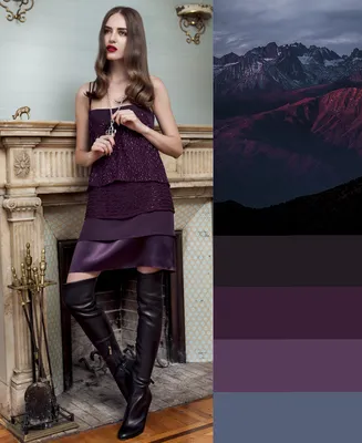Ткань бархат шелковый пурпурный цвет 3190 - купить по выгодной цене в  интернет магазине | Tkanitalia