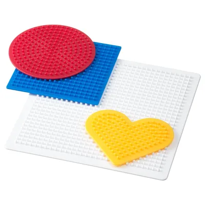 Making Coasters Using IKEA PYSSLA Fuse Beads - YouTube