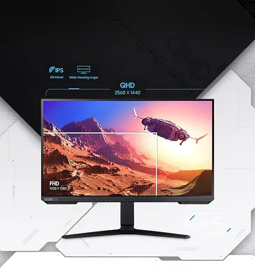 27" Odyssey G50A QHD Gaming Monitor Monitors - LS27AG500PNXZA | Samsung US