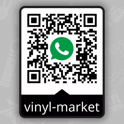 Виниловая наклейка "WhatsApp QR-код с номером"