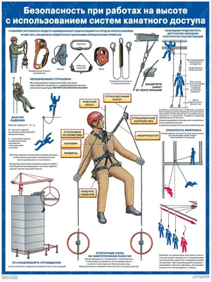 Купить Стенд "Безопасность работ на высоте" в ЗАО «БАЛАМА». Доставка для  юр.лиц