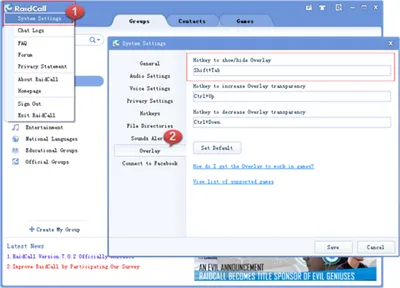 RaidCall para Windows - Descarga gratis en Uptodown