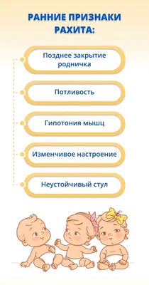 Рахит: причины возникновения, симптомы, признаки и профилактика рахита