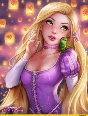 Tired Face - Rapunzel Disney Version Fan Art