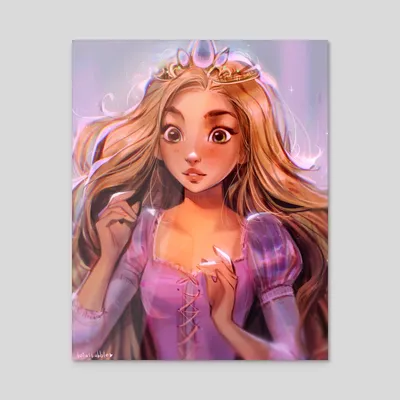 ArtStation - Rapunzel digital art by Blanche