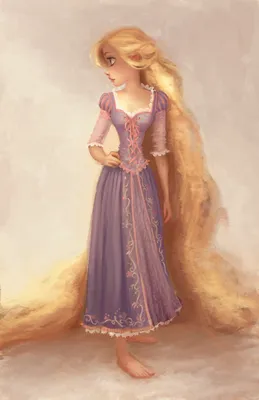Disney Princess - Rapunzel (Tangled) 💔 #disney #disneyprincess #tangled  #rapunzel #art #drawing - YouTube