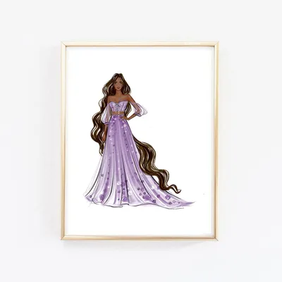 Rapunzel Carousel Print – Art of Nikki Ward