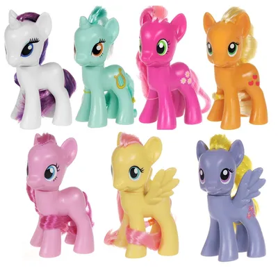 Набір Hasbro My Little Pony 7в1 Рарити, Пинки Пай, Еплджек, Флаттершай,  Лира Хартингс, Чирайли SKL14-355563 (ID#1486271400), цена: 763 ₴, купить на  