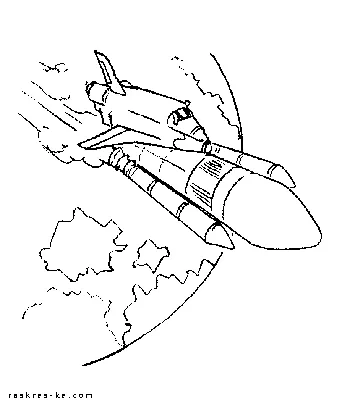 Раскраски космос, космонавт, ракеты, космические корабли | Раскрась-ка!