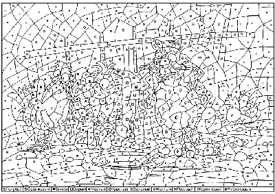 Раскраски Раскраска Раскрась фигуры по номерам раскраски по номерам,  скачать распечатать раскраски.