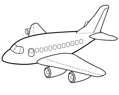 Раскраска Самолет | Раскраски воздушного транспорта: раскраски самолеты,  раскраски вертолеты, раскраски ракета
