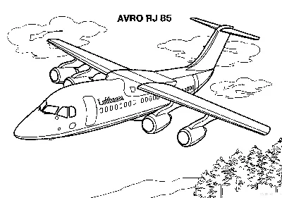 Раскраски Самолеты 🖌 скачать и распечатать онлайн