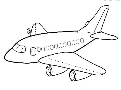 Пассажирский самолет в полете самолеты боинг Скачать раскраски для мальчиков