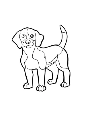 Раскраски собака розка (42 фото) » Картинки, раскраски и трафареты для всех  - 