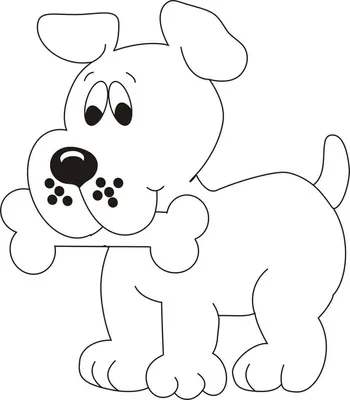 Раскраски собаки распечатать бесплатно в формате А4 (136 картинок) |  