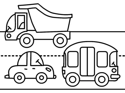 Раскраски транспорт для 4 лет (53 фото) » рисунки для срисовки на  Газ-квас.ком