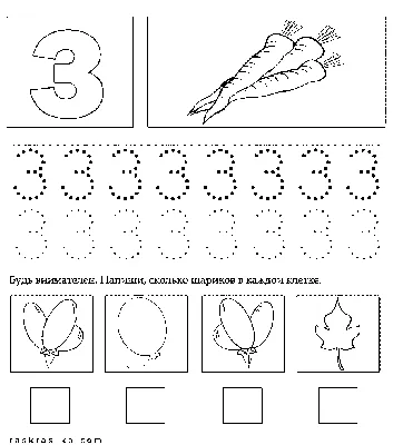 Раскраски цифры | 