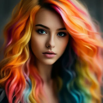 Разноцветных волос картинки