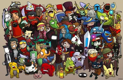 Персонажи разных игр Марио Обои для рабочего стола 1920x1200
