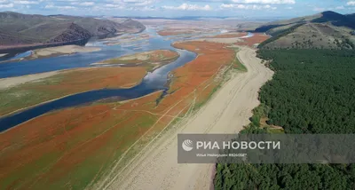 Смотровая площадка на реку Енисей. Россия, Слизнево поселок