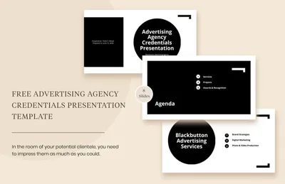 Advertising Agency PowerPoint Presentation Template - Amber Digital