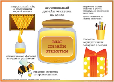 Мёд с логотипом или брендированный мёд