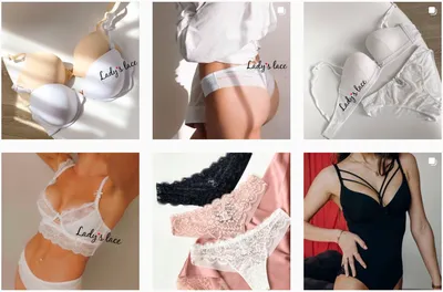 Реклама нижнего белья в Инстаграм, Раскрутка и SMM продвижение