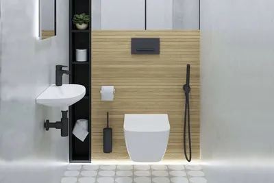 Дизайн туалета в Омске 🏠 Дизайн маленького туалета ✓ Варианты оформления  санузла в квартире