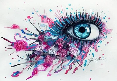 Ресницы | Eyelash decor, Eyelash extensions pictures, Lash illustration