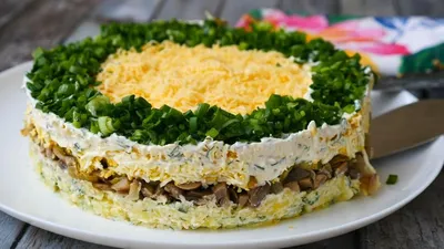 Салат «Мазурка» на праздничный стол - пошаговый рецепт с фото на Готовим  дома