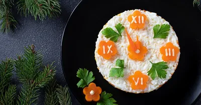 Крабовый салат на Новый год за 15 минут, рецепты с фото