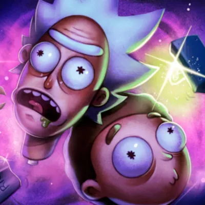 Обои Минимализм, Силуэт, Smith, Мультфильм, Sanchez, Rick, Rick and Morty, Рик  и Морти, Morty, Rick Sanchez, Morty Smith картинки на рабочий стол, раздел  минимализм - скачать