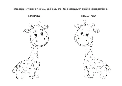 Рисование двумя руками | Подготовка к школе дома, Развивающие упражнения,  Раскраски