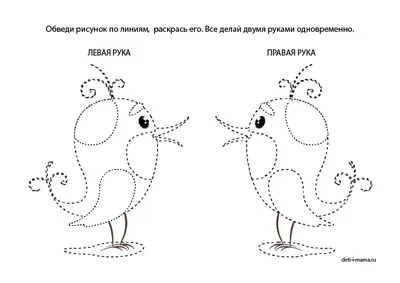 Набор карточек для рисования двумя руками (уровень 1) - Смайл Декор