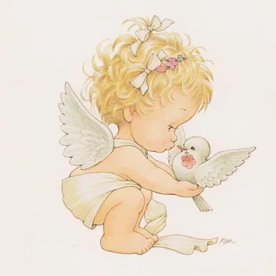 Идеи на тему «Ангелочки» (180) | ангелочки, крещение, рисунки