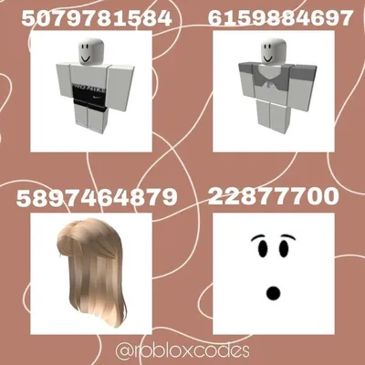 Clothes codes | Roblox codes, Roblox roblox, Coding