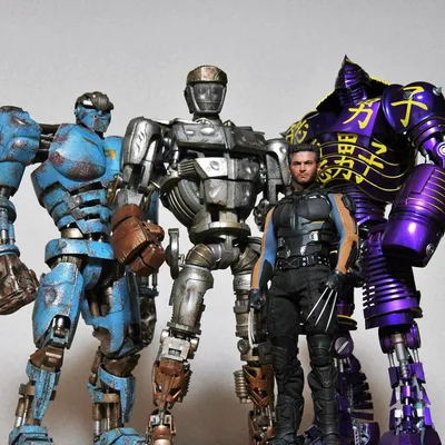 Aliexpress Набор фигурок (8 шт) Живая сталь Real Steel HD Wholesale  Promotion 8pcs Lot Zeus TWIN CITIES Atom Midas Noisey 13cm Movable Action  Figure Le... - «Как мало нужно для счастья ребёнка!!!