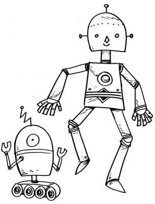 Марш роботов / рисунки :: роботы :: Робот :: marchofrobots / смешные  картинки и другие приколы: комиксы, гиф анимация, видео, лучший  интеллектуальный юмор.