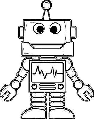 Маленький робот арт - 34 фото
