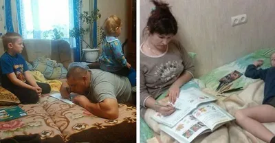 И смешно, и грустно: 7 забавных фото родителей, которые делают уроки с  детьми - Рамблер/женский
